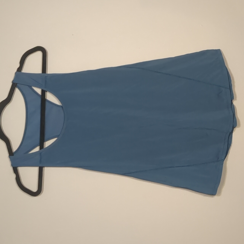 Zakti Racerback Athletic Tank Top Large Teal Mesh